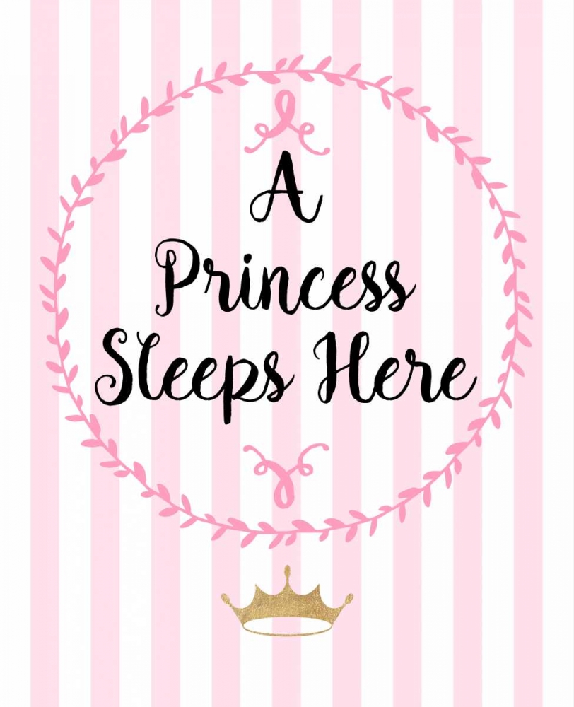 A Princess Sleeps Here art print by Bella Dos Santos for $57.95 CAD