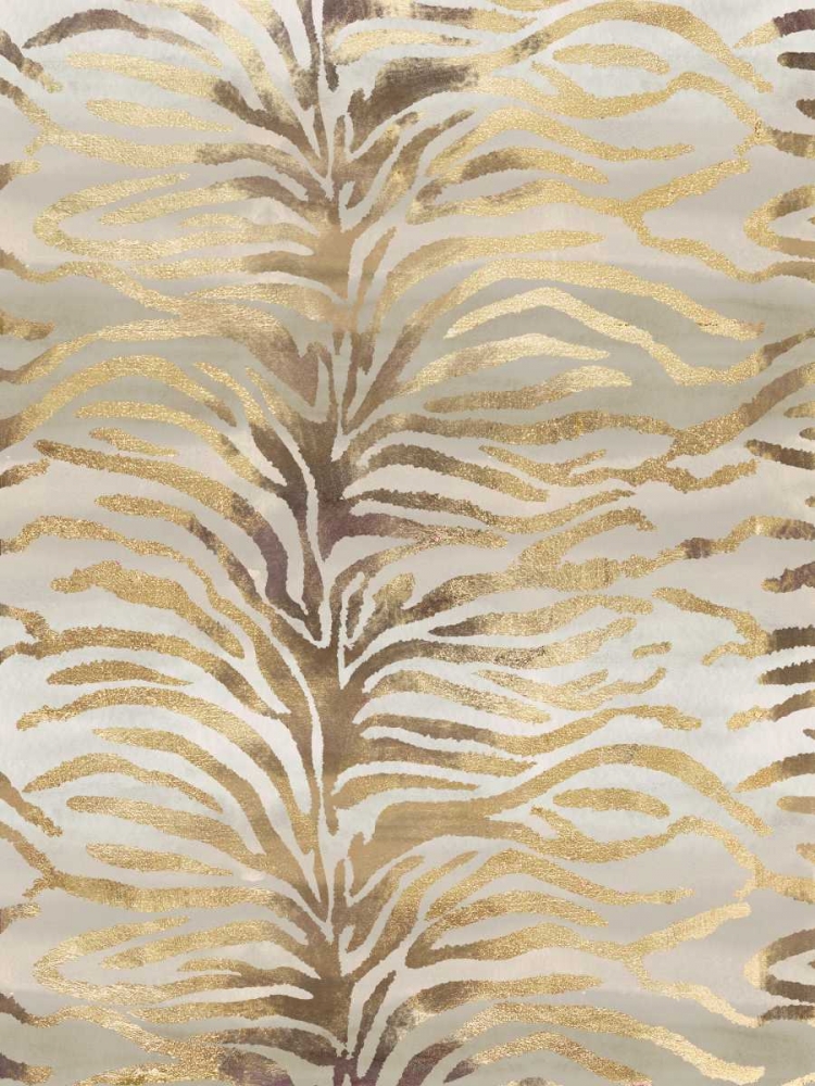 Gilded Zebra Print art print by Devon Ross for $57.95 CAD