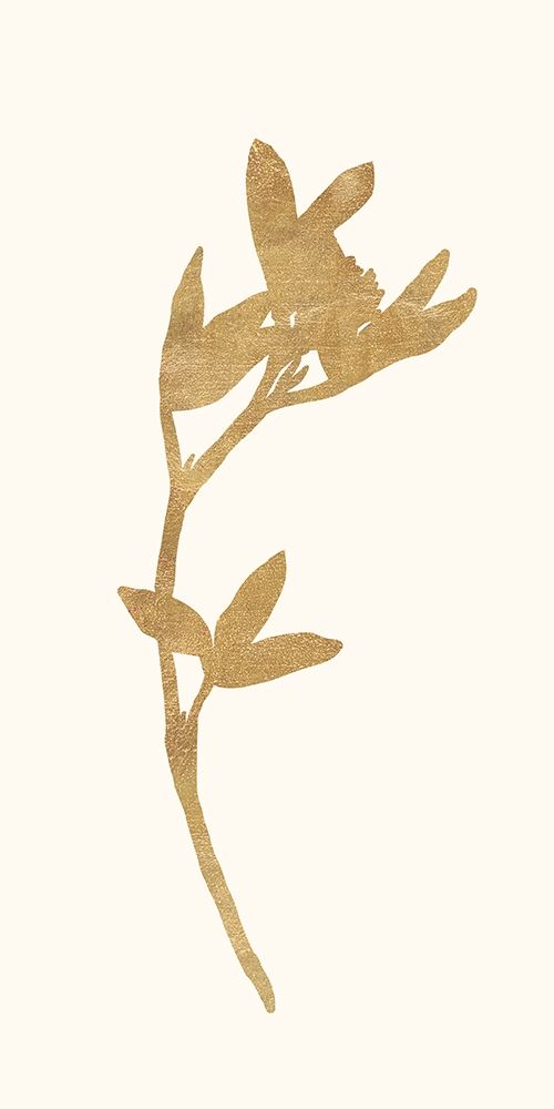 Gold Botanical 2 art print by Devon Ross for $57.95 CAD
