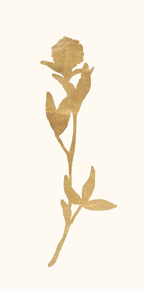 Gold Botanical 6 art print by Devon Ross for $57.95 CAD