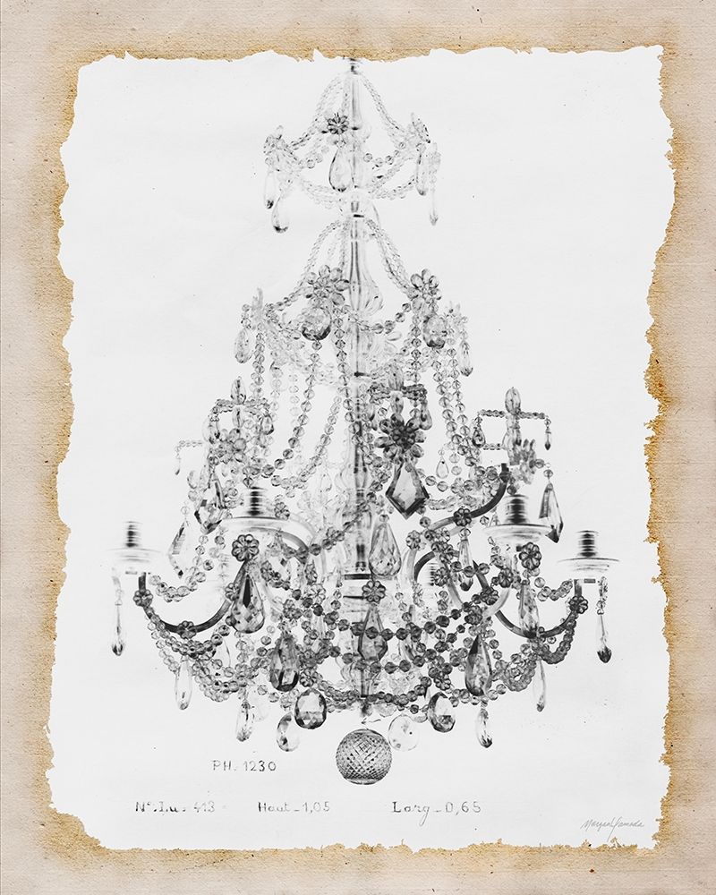 Paris Chandelier 2 art print by Morgan Yamada for $57.95 CAD
