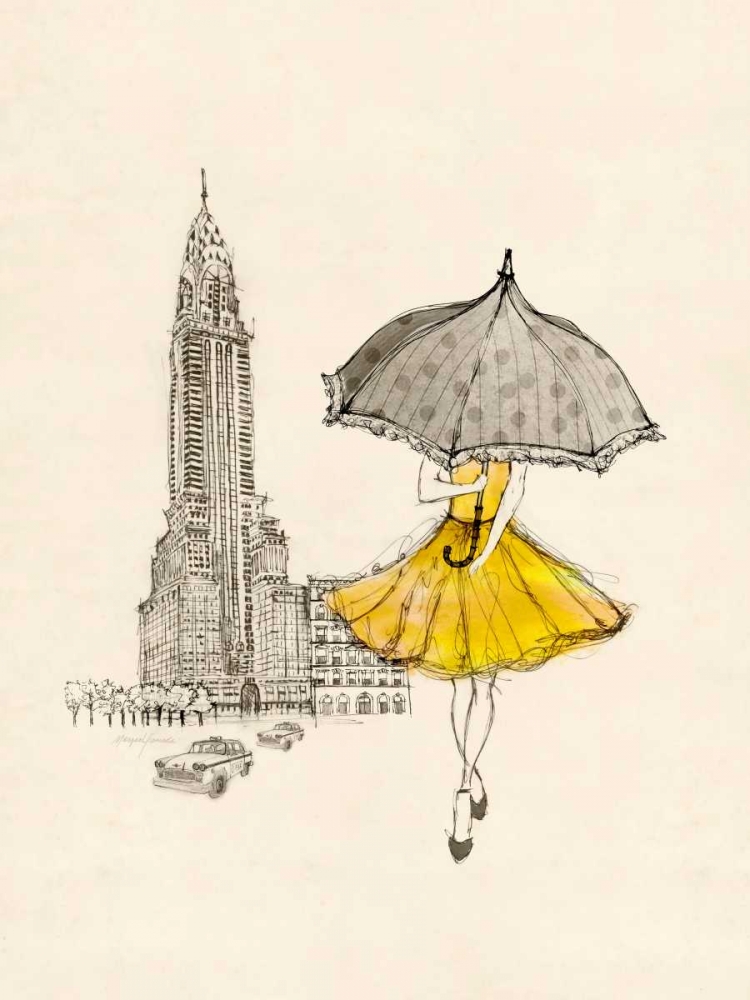 Sketching a New York Memory art print by Morgan Yamada for $57.95 CAD