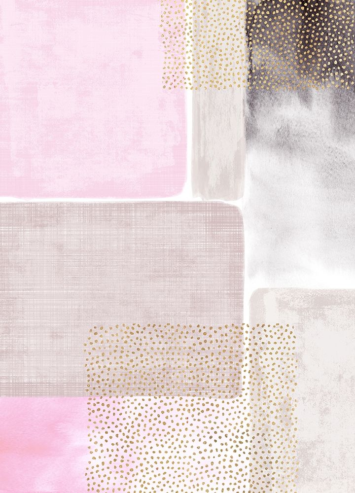 Shape and Texture Blush art print by Evangeline Taylor for $57.95 CAD