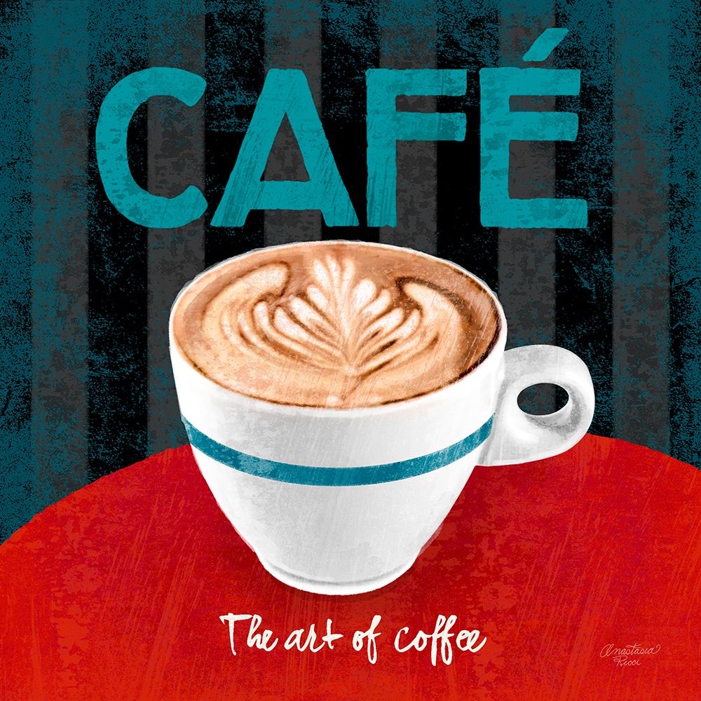 The Art of Coffee art print by Anastasia Ricci for $57.95 CAD