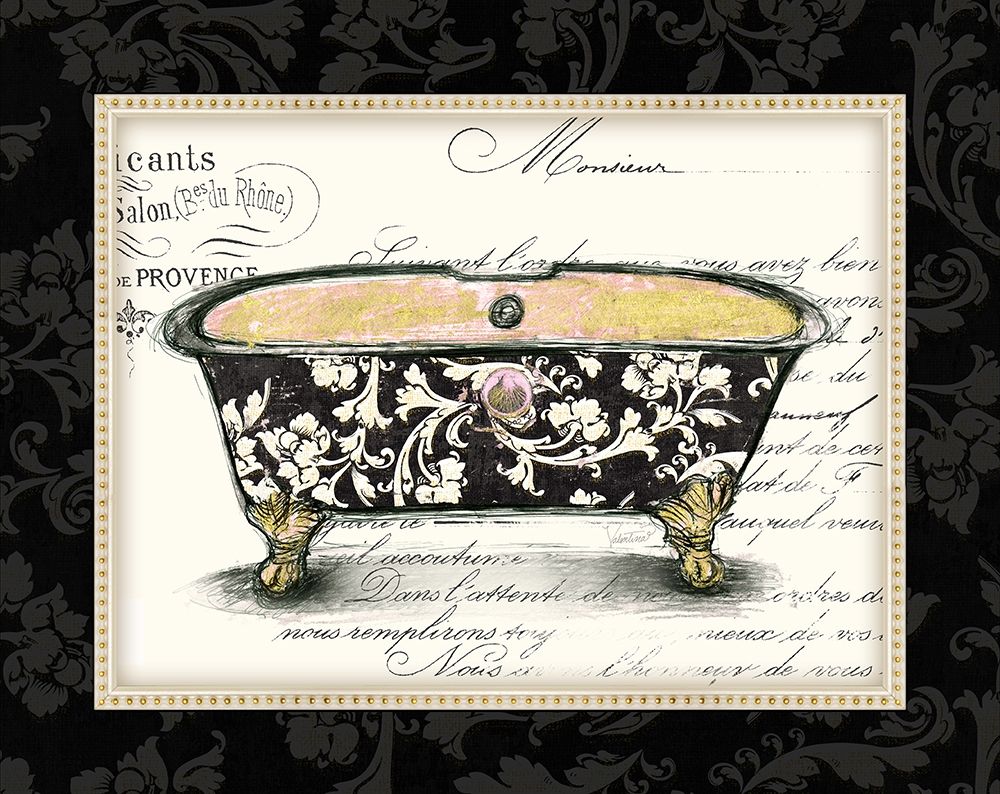 Boudoir Bath 1 art print by Valentina for $57.95 CAD