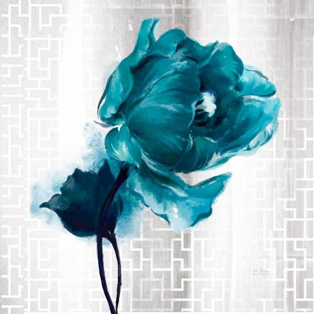 Exquisite Spring Turquoise Tulip art print by Art Atelier Alliance for $57.95 CAD