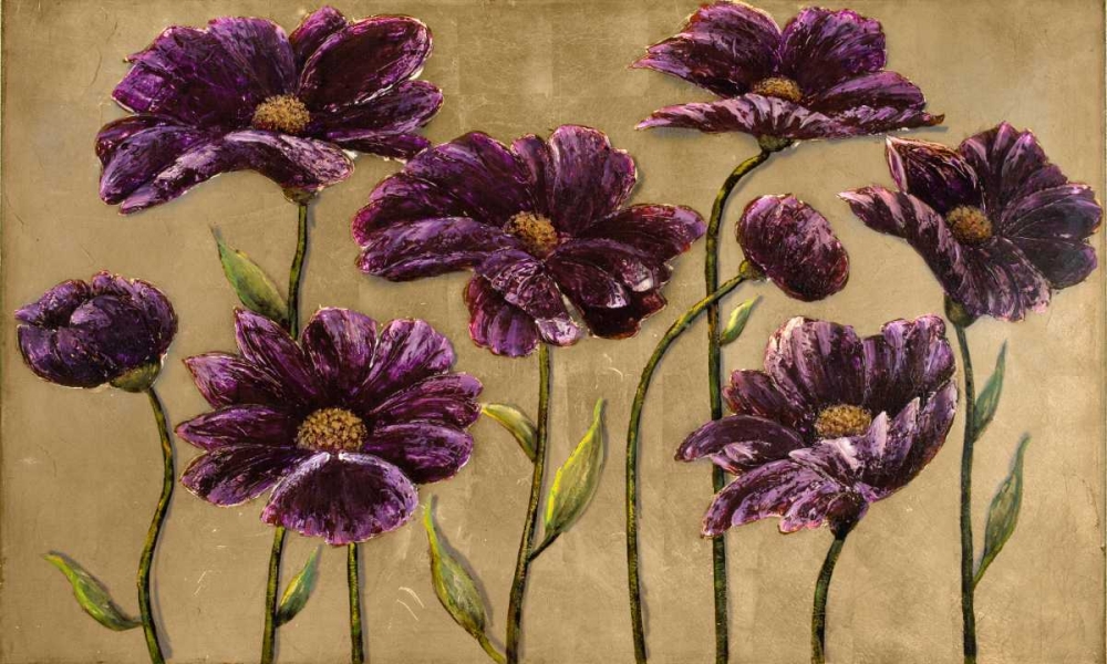 Plum Bliss Handpainted Canvas art print by Art Atelier Alliance for $57.95 CAD