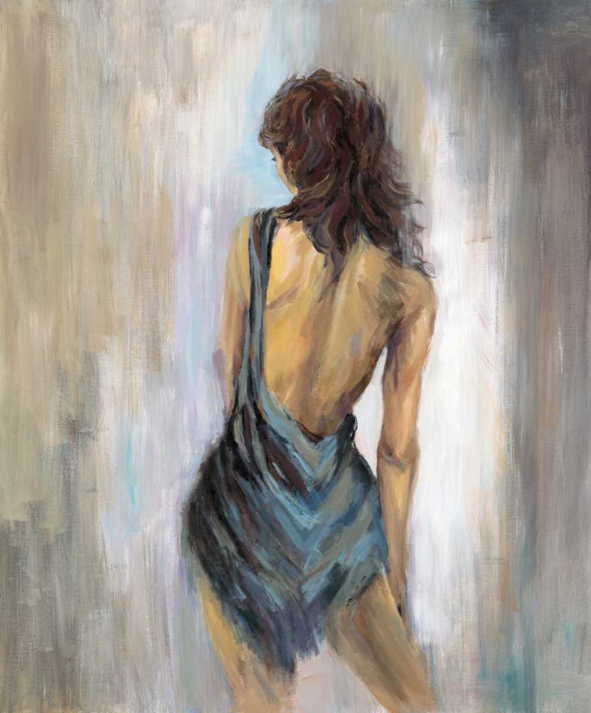 Blue Backless 1 art print by Art Atelier Alliance for $57.95 CAD