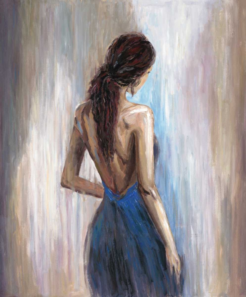 Blue Backless 2 art print by Art Atelier Alliance for $57.95 CAD
