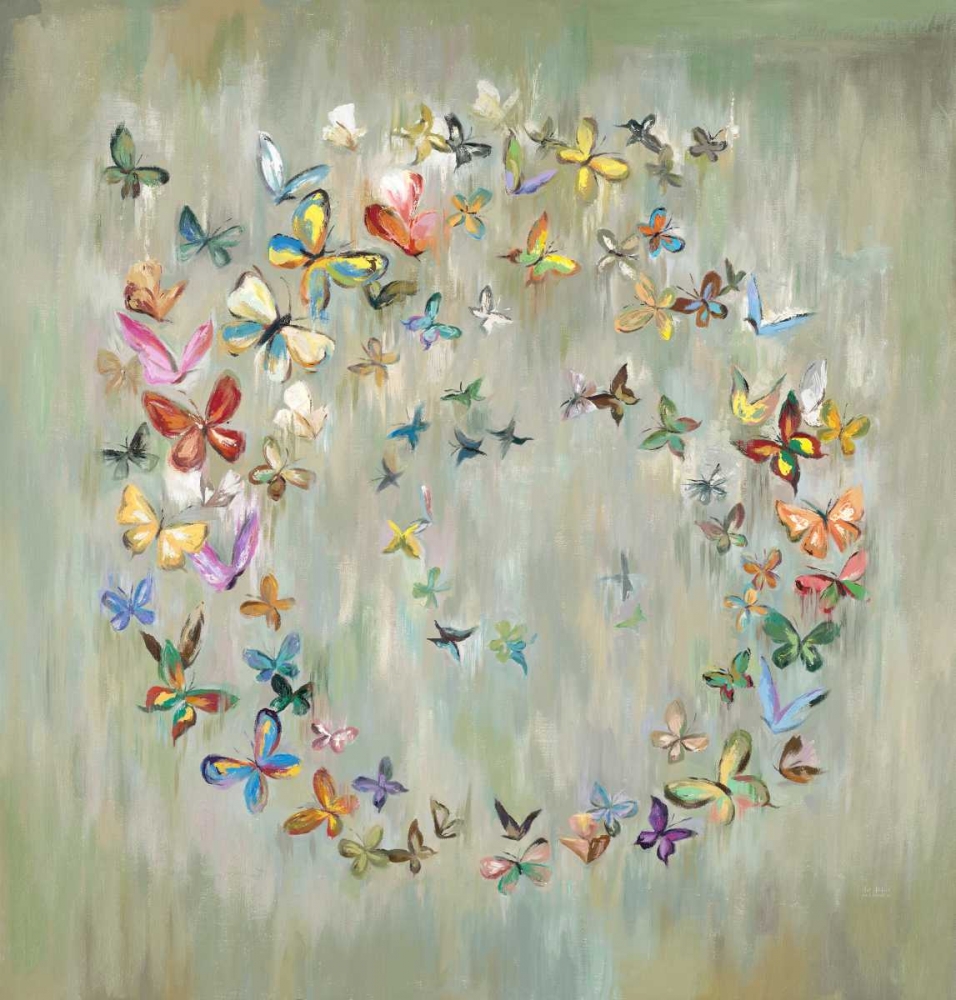 Butterfly Circle 1 art print by Art Atelier Alliance for $57.95 CAD