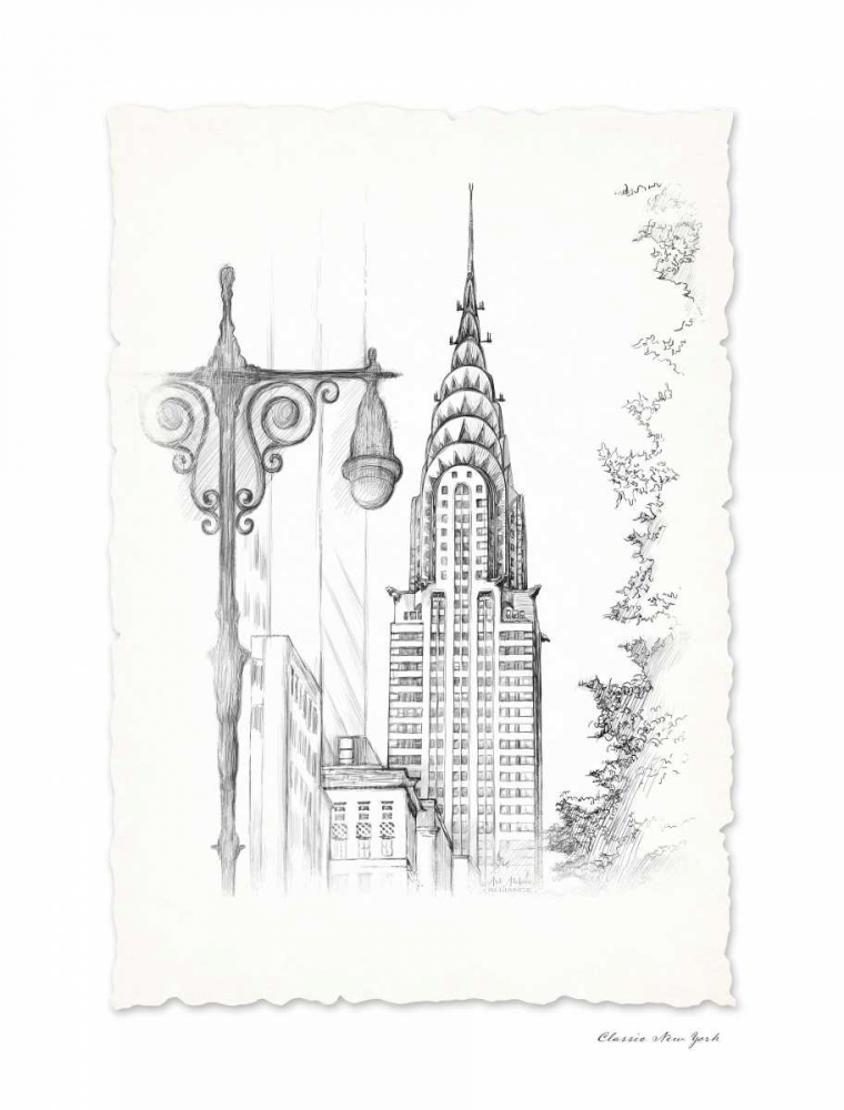 New York Avenue Pen and Ink art print by Art Atelier Alliance for $57.95 CAD