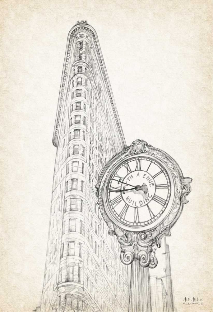 New York Sketch Book art print by Art Atelier Alliance for $57.95 CAD