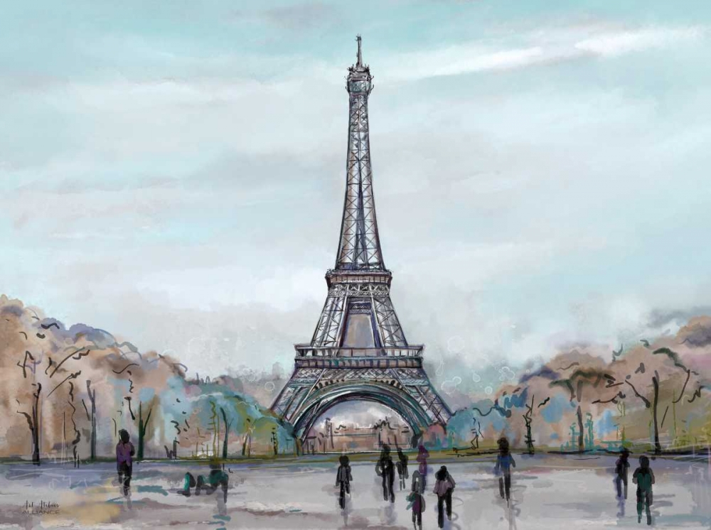 Watercolour Sketch Book Paris art print by Art Atelier Alliance for $57.95 CAD