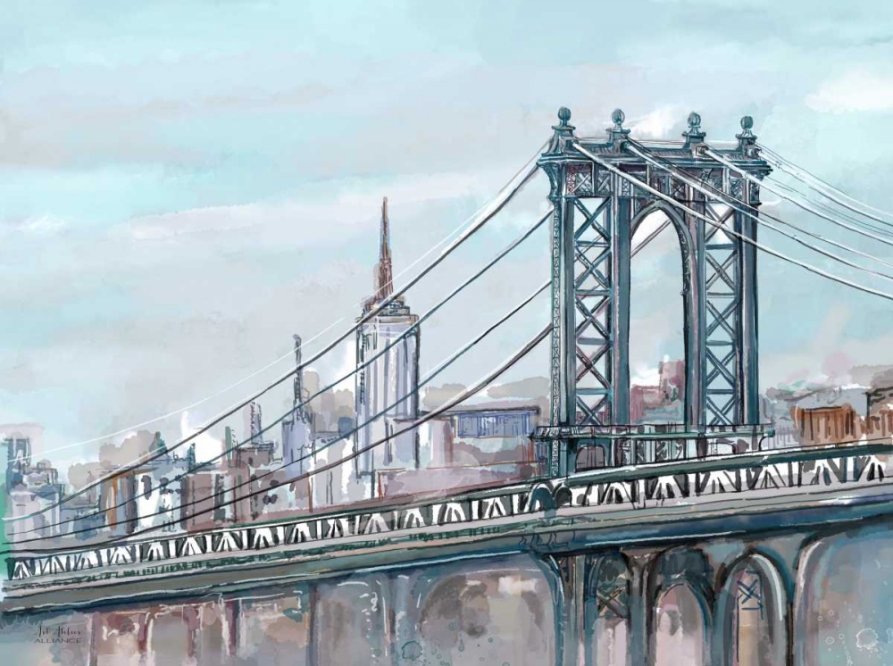 Watercolour Sketch Book New York art print by Art Atelier Alliance for $57.95 CAD