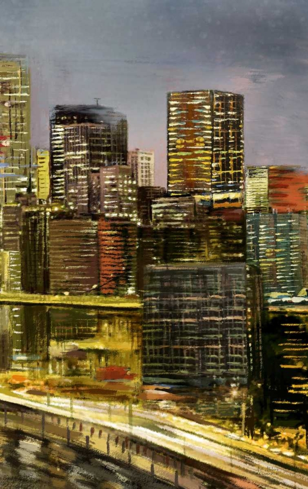 Metropolis 4 art print by Art Atelier Alliance for $57.95 CAD