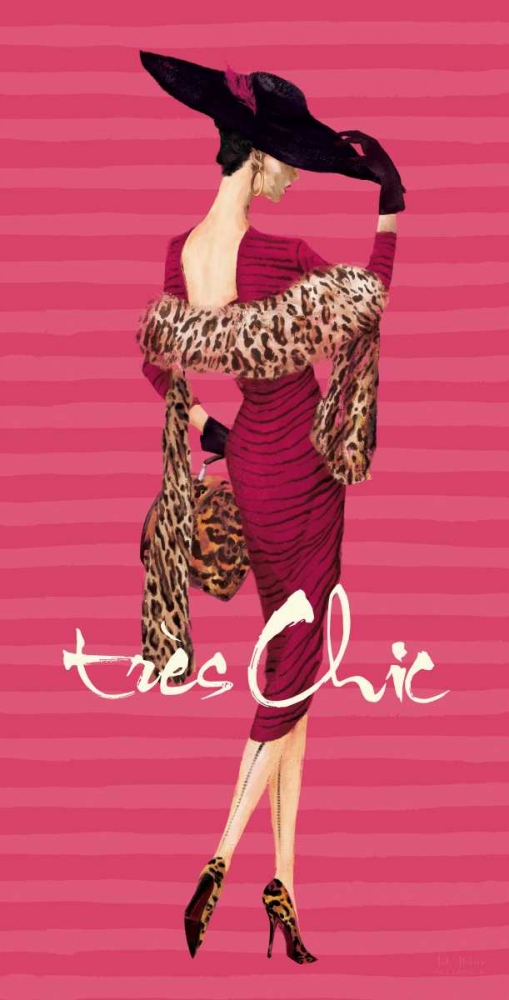 Tres Chic Fashion Illustration art print by Art Atelier Alliance for $57.95 CAD