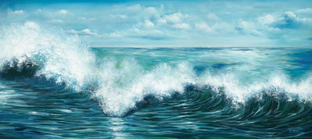 Coastal Waves art print by Art Atelier Alliance for $57.95 CAD