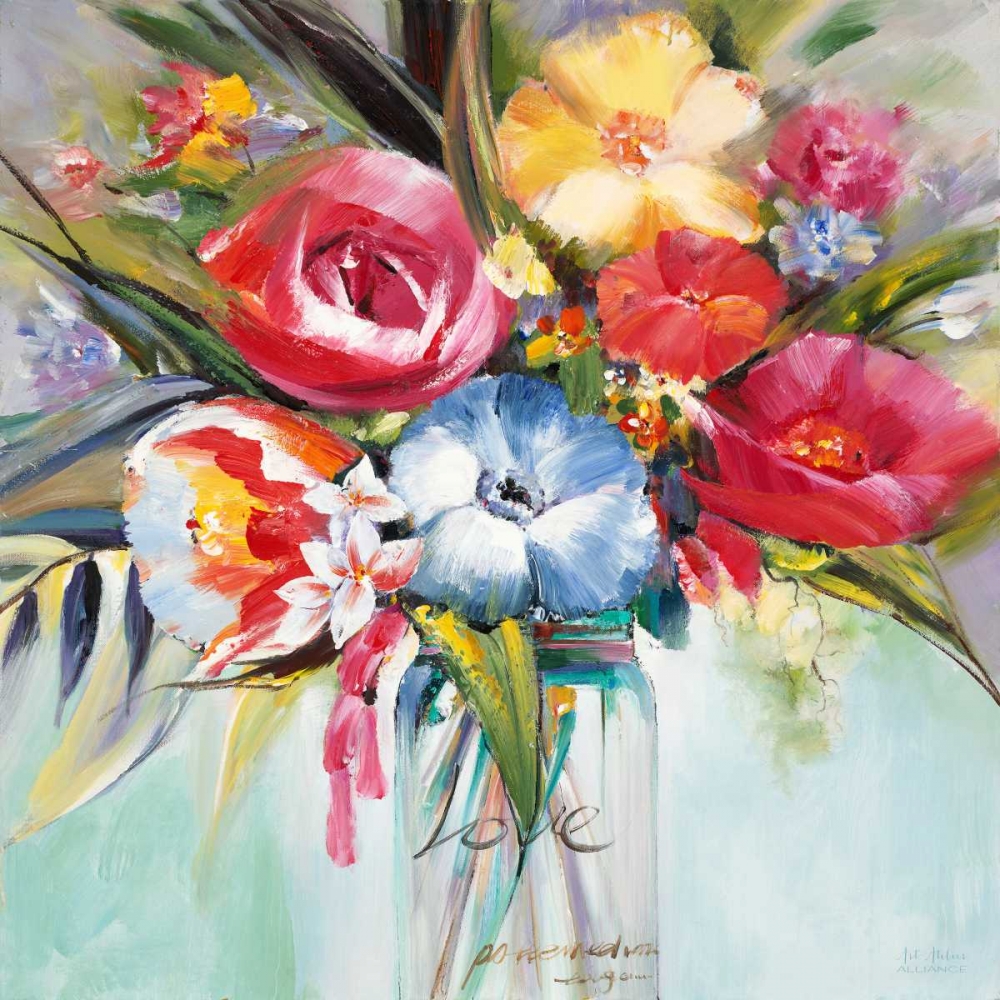 Lush Painterly Blossoms art print by Art Atelier Alliance for $57.95 CAD