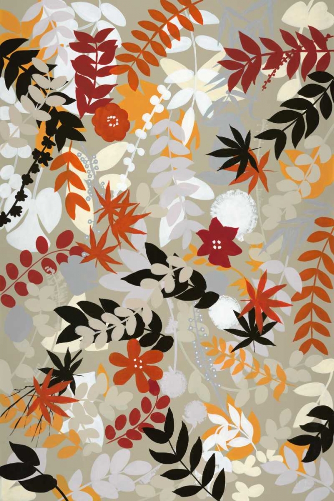 Leaves of Joy 2 Detail art print by Art Atelier Alliance for $57.95 CAD