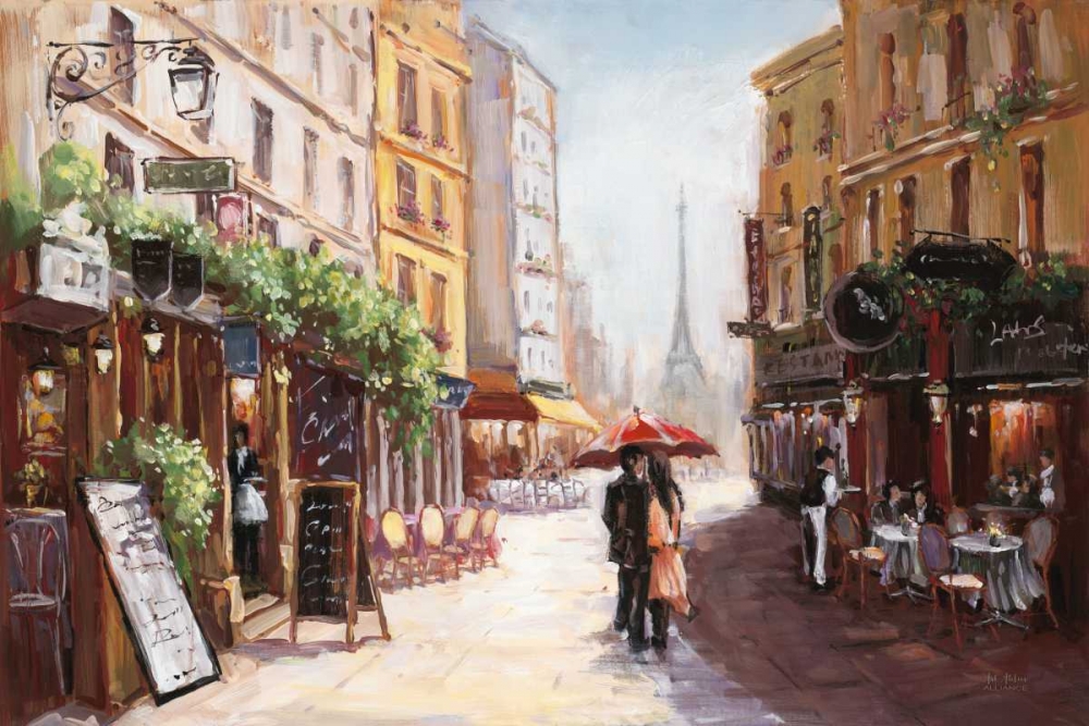 Parisienne Romance art print by Art Atelier Alliance for $57.95 CAD