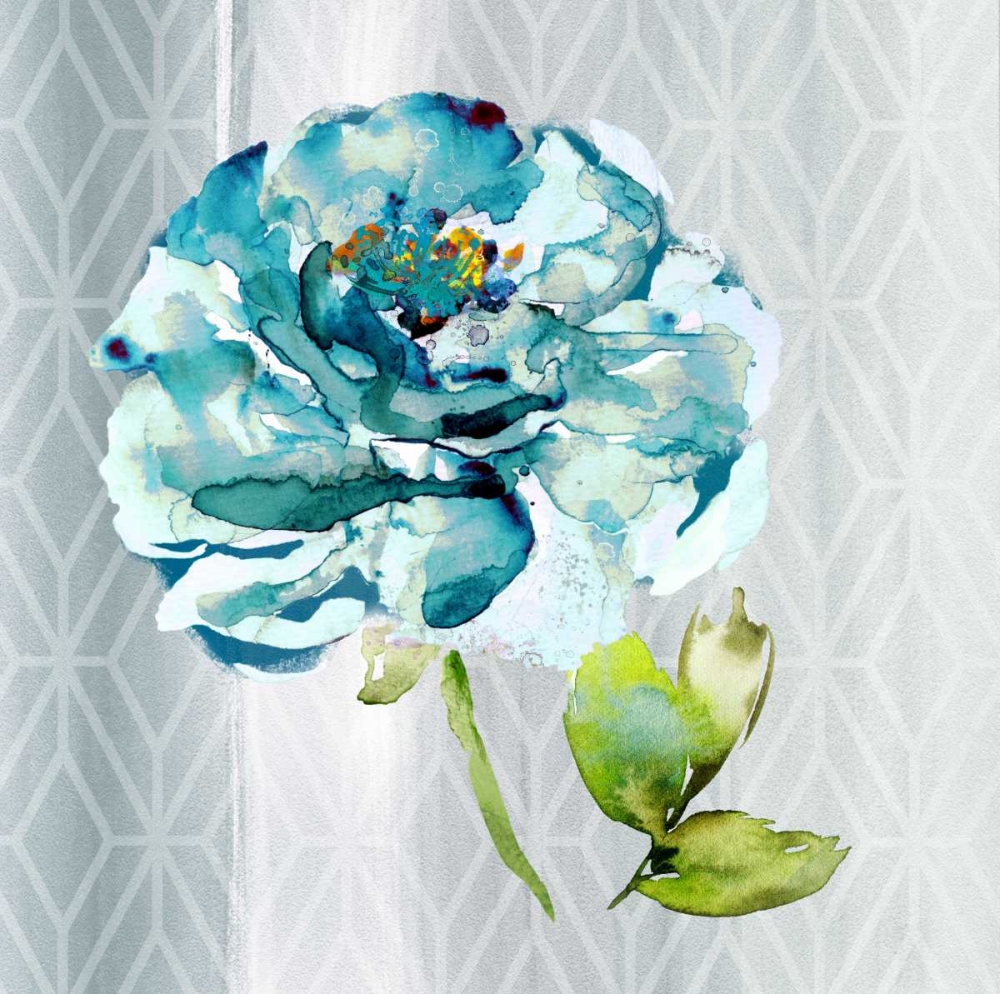 Blooming Blue art print by Jin Jing for $57.95 CAD