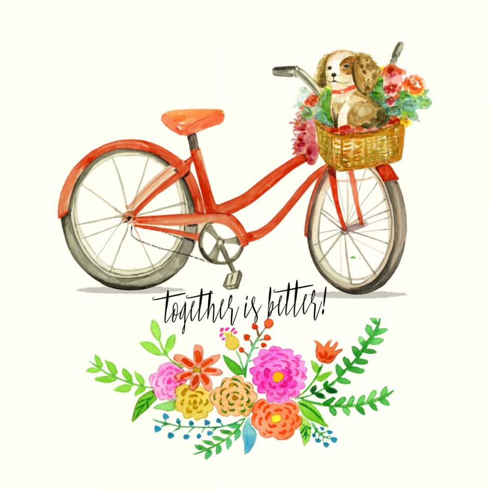 Together Is Better! art print by Jin Jing for $57.95 CAD