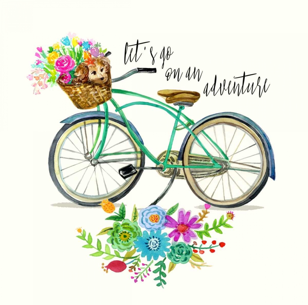 Lets Go On An Adventure! art print by Jin Jing for $57.95 CAD