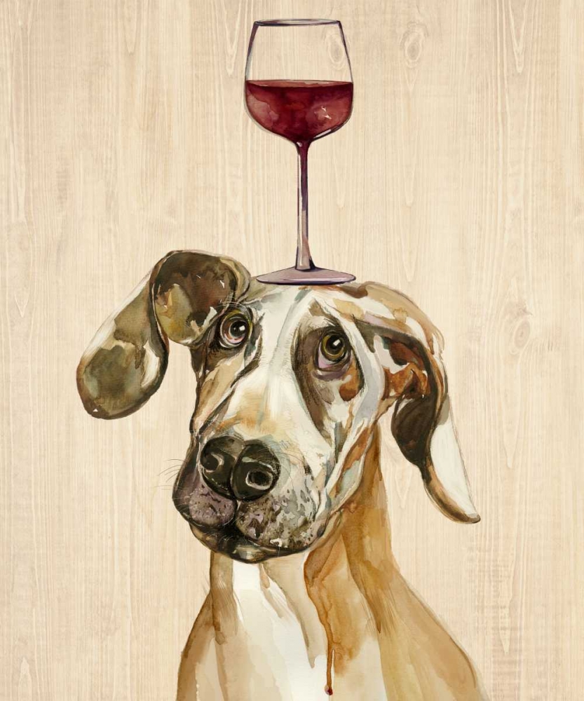 Be Careful Of The Glass of Wine art print by Jin Jing for $57.95 CAD