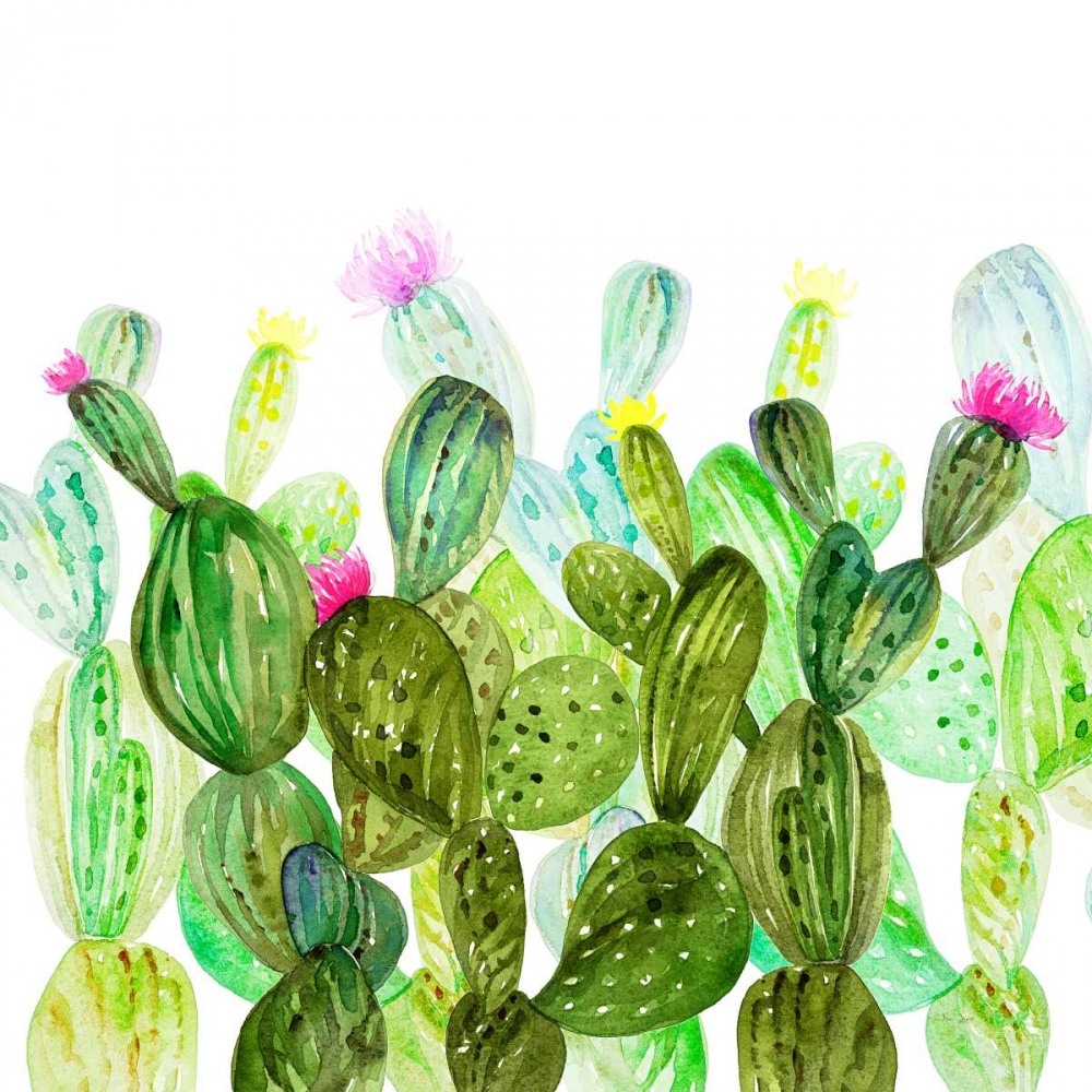 Delight cactus garden 1 art print by Jin Jing for $57.95 CAD