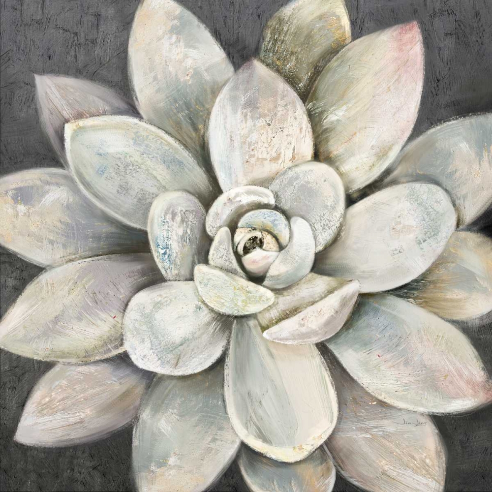 Silver Succulent art print by Jin Jing for $57.95 CAD