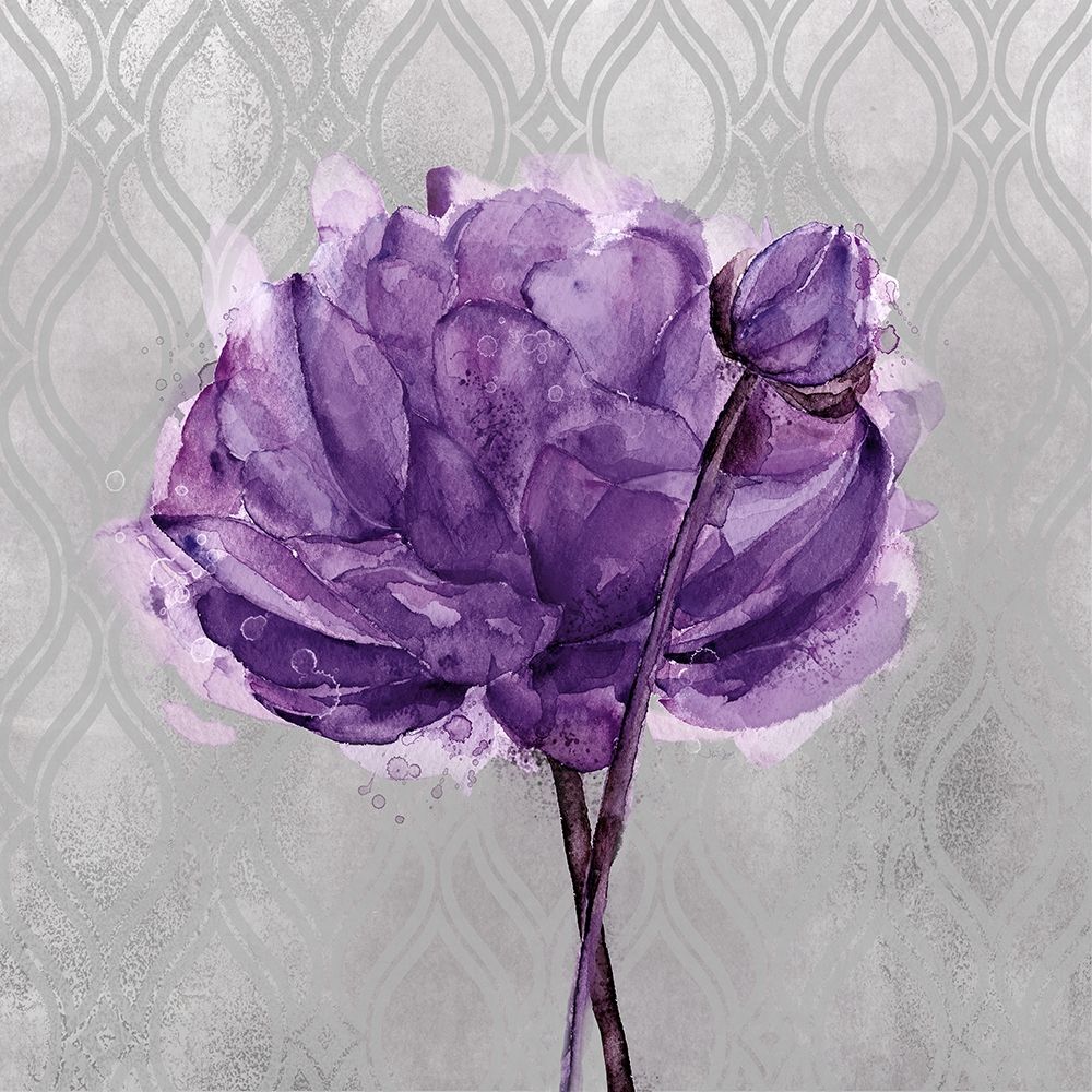 Floral Inspired Plum 2 art print by Jin Jing for $57.95 CAD