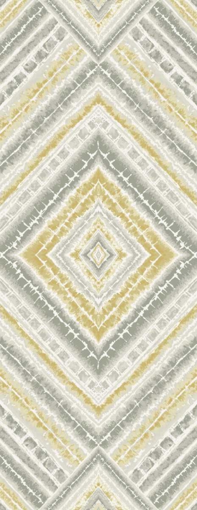 Yellow Global Diamond Pattern art print by Marielle Grey for $57.95 CAD