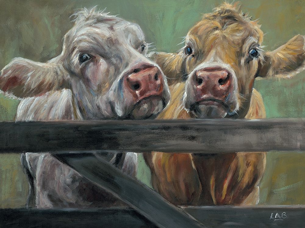 Two Moos art print by Louise Brown for $57.95 CAD