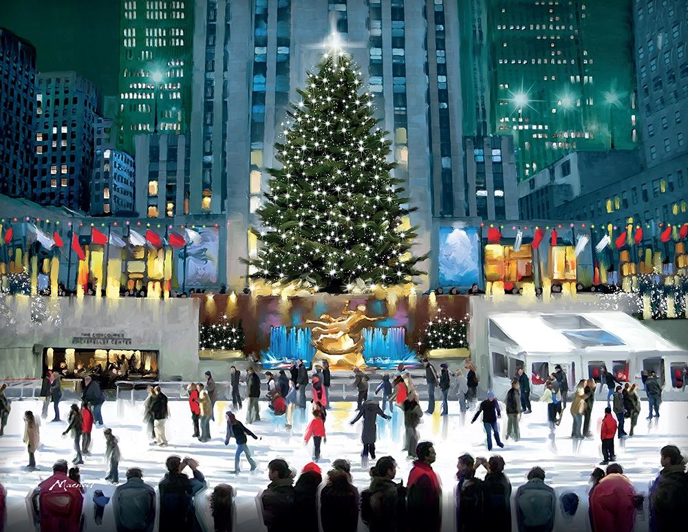 Rockefeller Center art print by Richard Macneil for $57.95 CAD