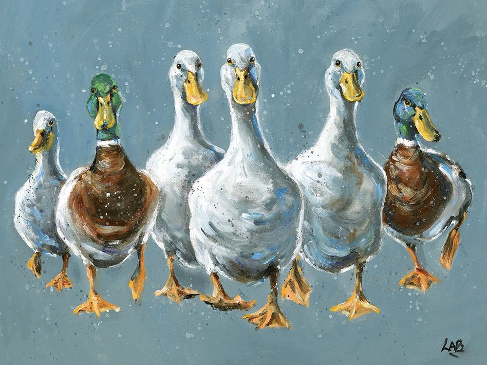 Reservoir Ducks art print by Louise Brown for $57.95 CAD