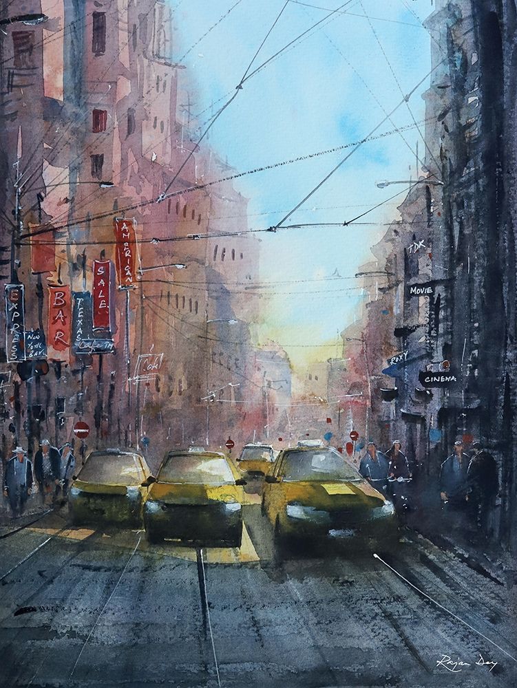 New York on a Sunny Afternoon art print by Rajan Dey for $57.95 CAD