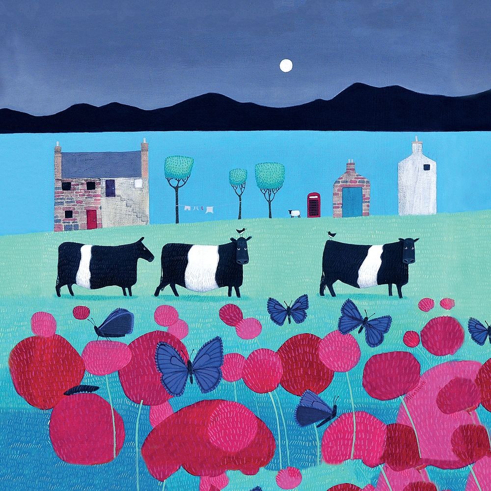 Flutterbies and Belties art print by Ailsa Black for $57.95 CAD