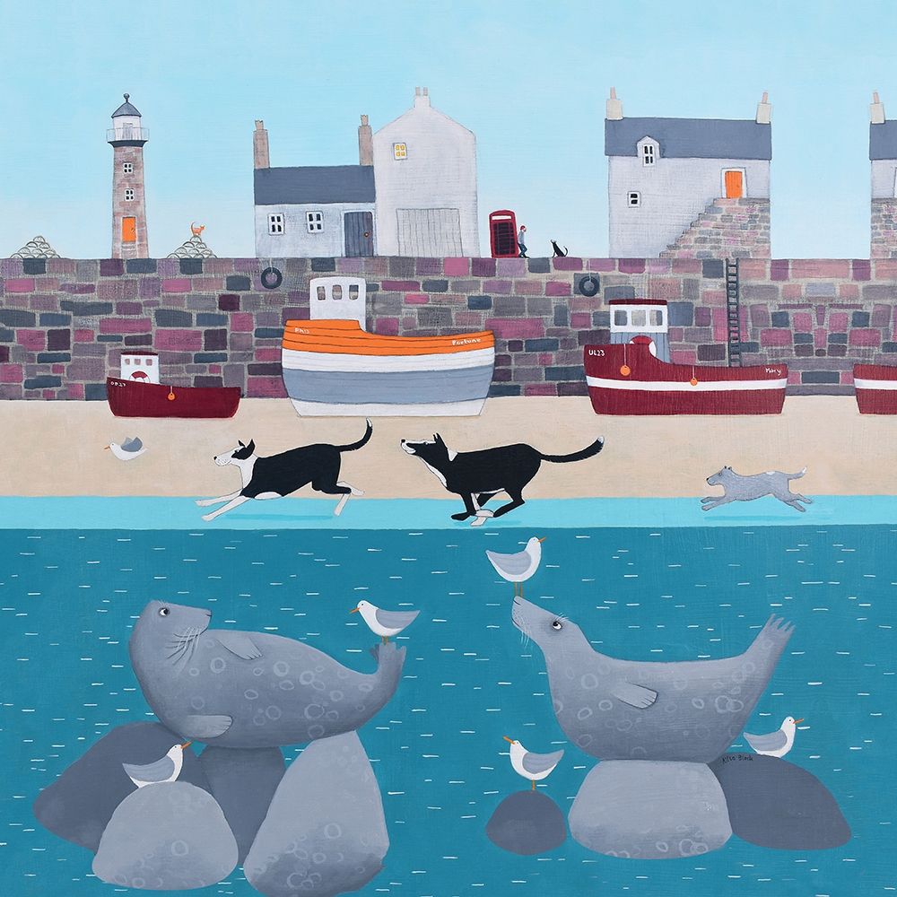 Chase The Birdie art print by Ailsa Black for $57.95 CAD