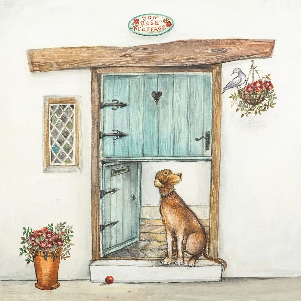 Dog Rose Cottage art print by Joe Ramm for $57.95 CAD