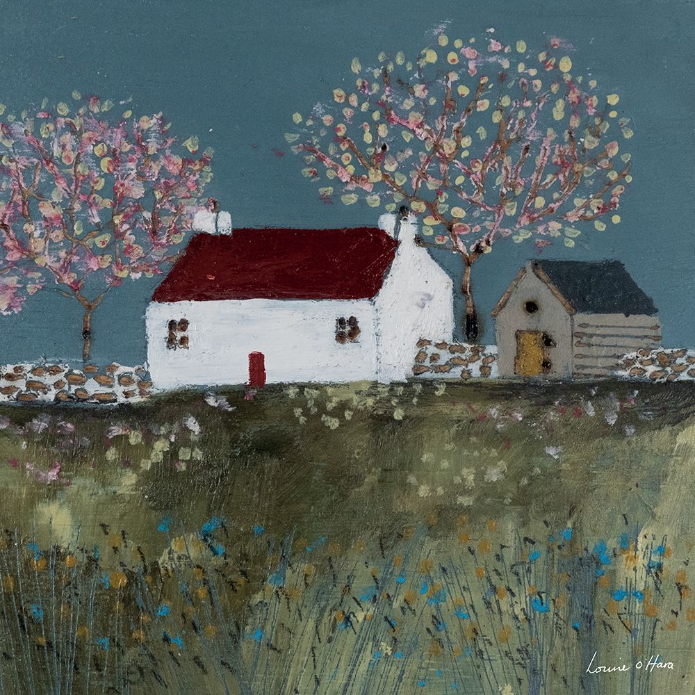 Wild Flower And Blossoms art print by Louise OHara for $57.95 CAD