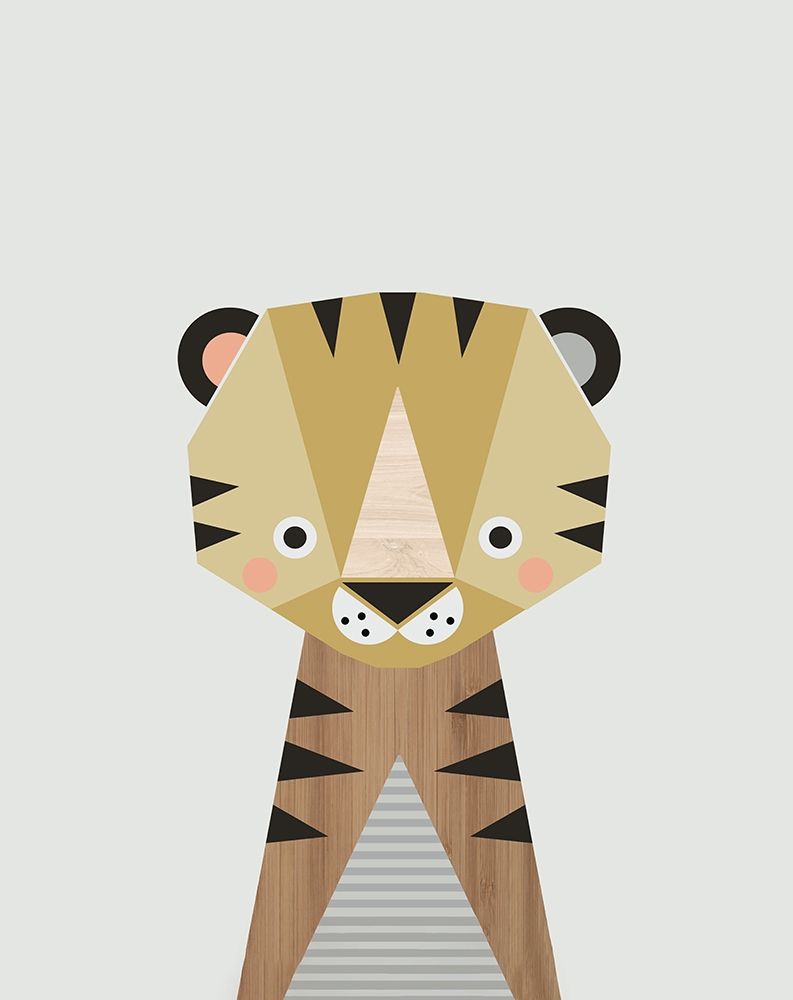 Tiger art print by Little Design Haus for $57.95 CAD