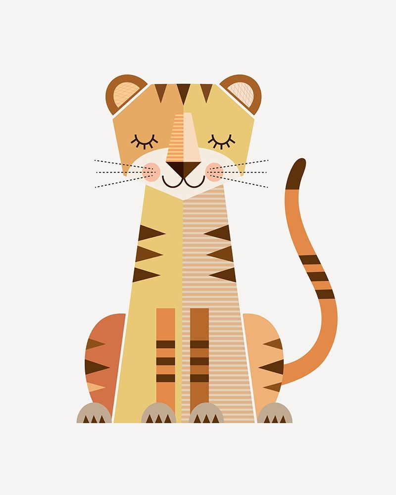 Tiger art print by Little Design Haus for $57.95 CAD