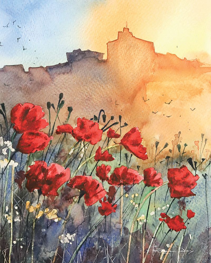 Poppies art print by Rajan Dey for $57.95 CAD