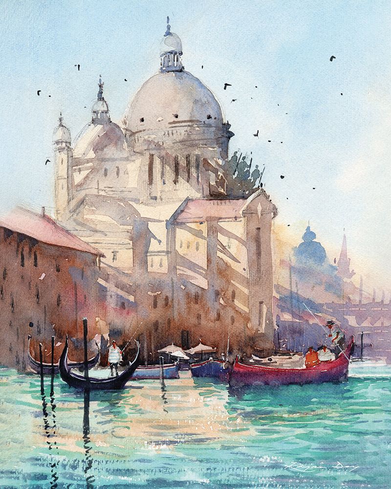 Santa Maria Della art print by Rajan Dey for $57.95 CAD
