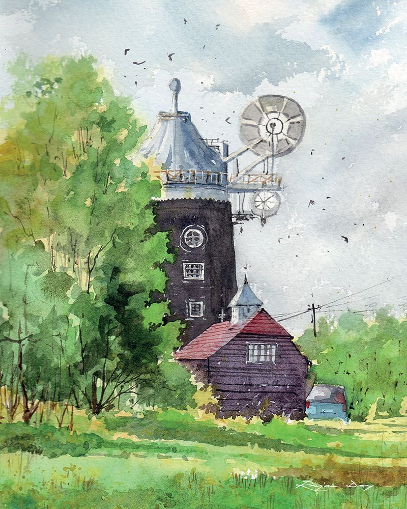 Wray Common Windmill-Surrey art print by Rajan Dey for $57.95 CAD
