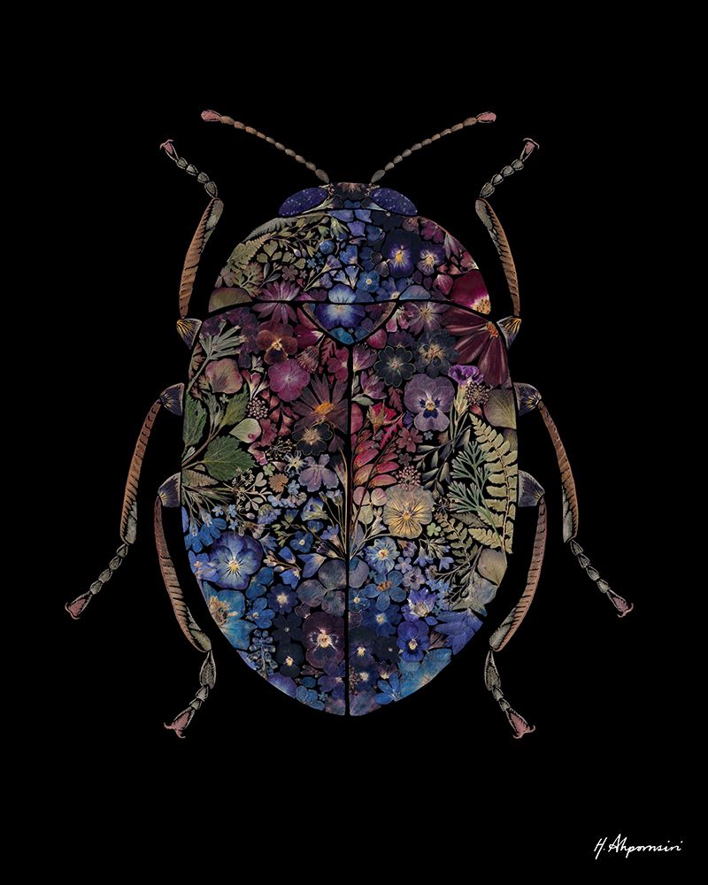 Iridescent Beetle art print by Helen Ahpornsiri for $57.95 CAD