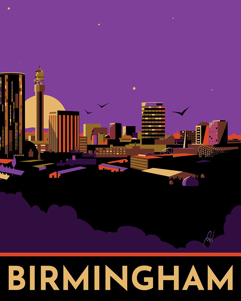 Birmingham art print by Georgina Westley for $57.95 CAD