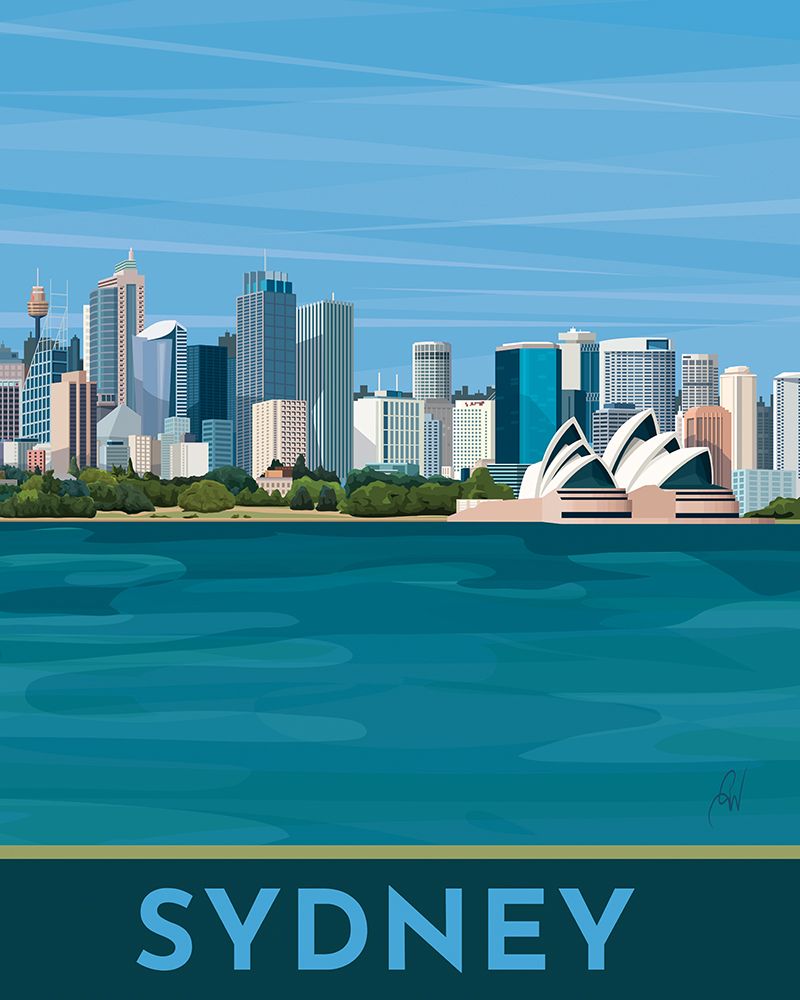 Sydney art print by Georgina Westley for $57.95 CAD