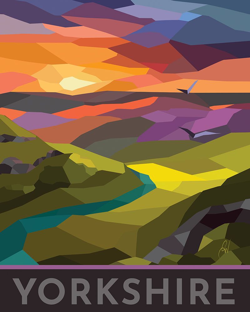 Yorkshire Stained Glass art print by Georgina Westley for $57.95 CAD