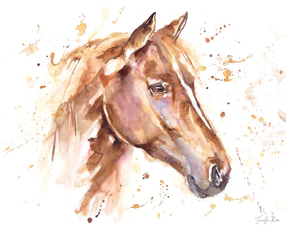 Glorious Horse art print by Jennifer Rose for $57.95 CAD